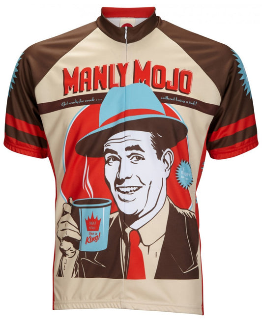 Manly Mojo Men's Cycling Jersey (S, M, L, XL, 2XL, 3XL)