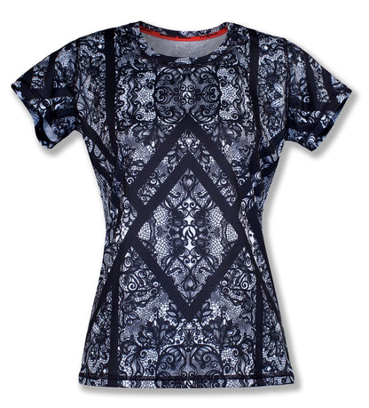 INKnBURN Women's Gatsby Short Sleeve Tech Shirt (S)