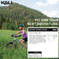 Kali Protectives Chakra Youth Bicycle Helmet; Mountain in-Mould MTB Helmet Equipped with an Integrated Visor; Dial Fit Closure System; with 21 Vents