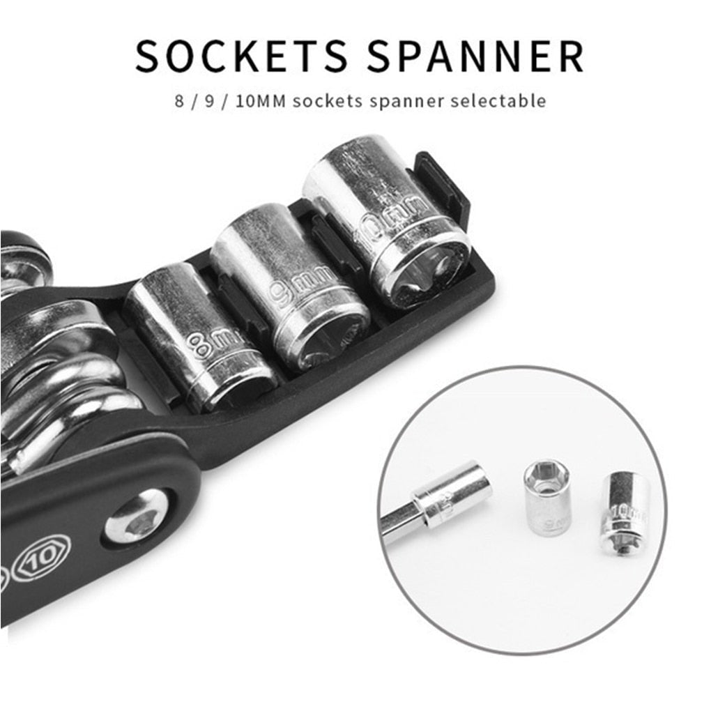 15-in-1 Bike Pocket Repair Tool
