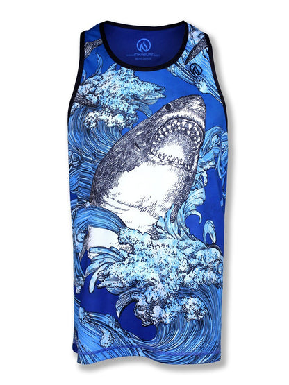 INKnBURN Men's Shark Tank Top (L)