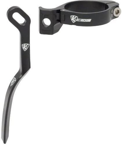 K-Edge Braze-On Adapter Kit, Clamp, Chain Guide, Ti Hardware (Black) 31.8