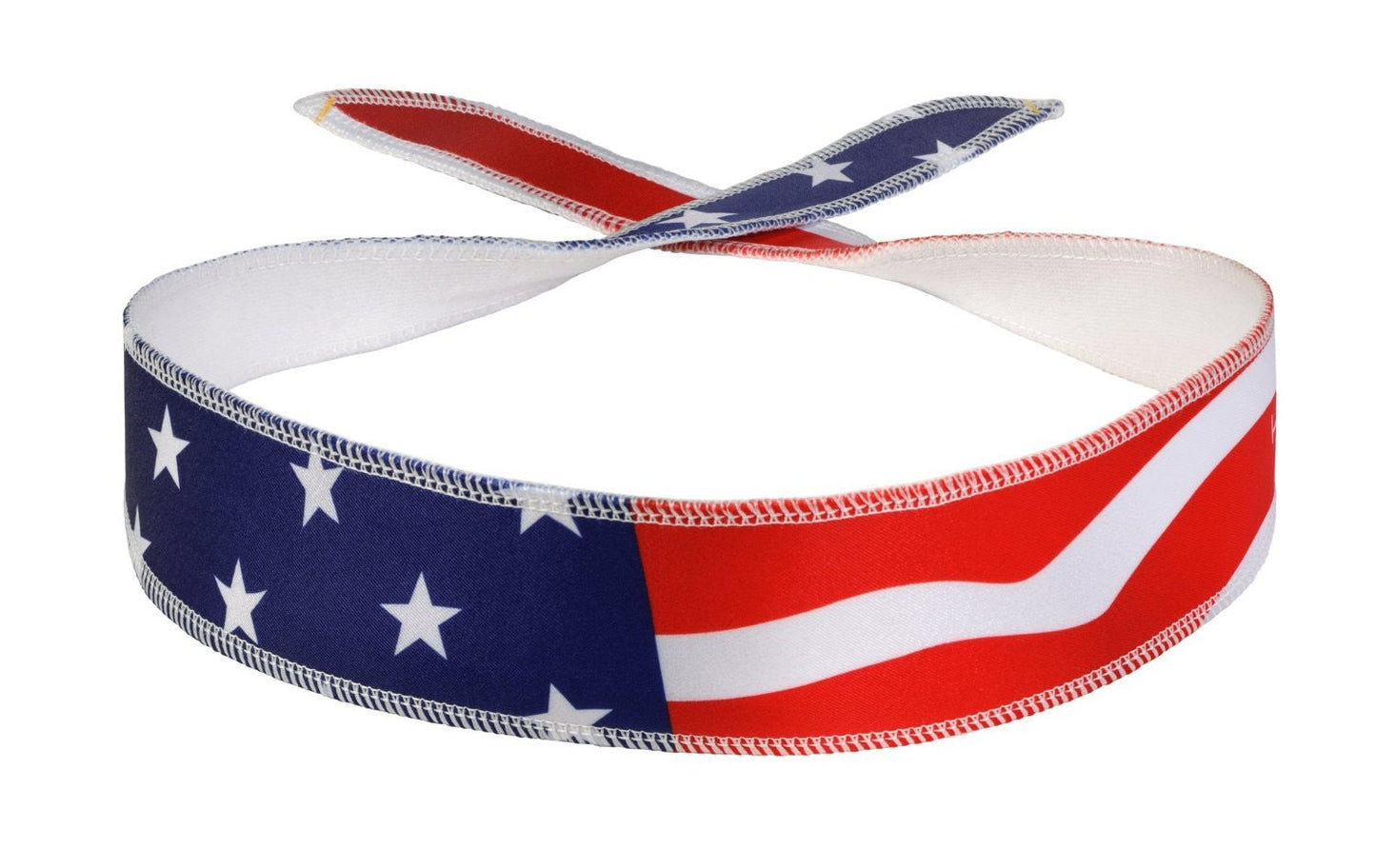 Halo Headband - tie version (USA Flag)