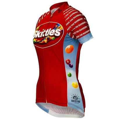 Skittles Ride the Rainbow Women's Cycling Jersey (Small) - 50% OFF!