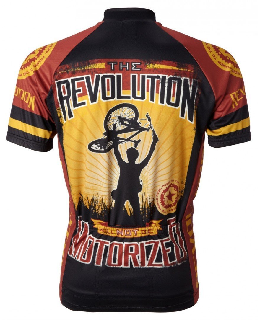 The Revolution Will Not Be Motorized Cycling Jersey (Small)