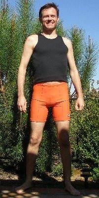 TRI@ Unisex Triathlon Shorts - Orange (2XL)