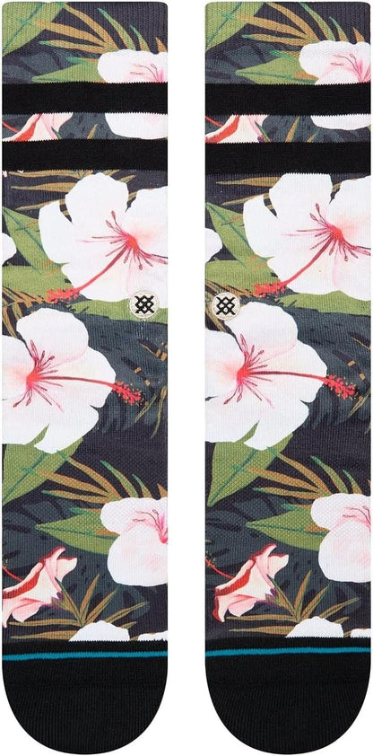 Stance Laulima Crew Socks (Black) Medium