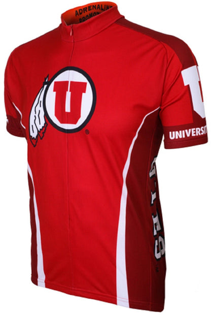 Utah Runnin Utes Men's Cycling Jersey (Small)