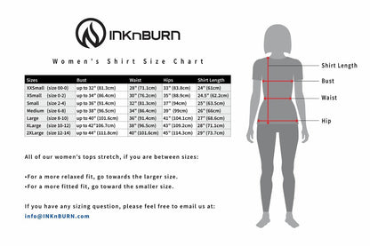 INKnBURN Women's Deer Tech Shirt (X-Small)