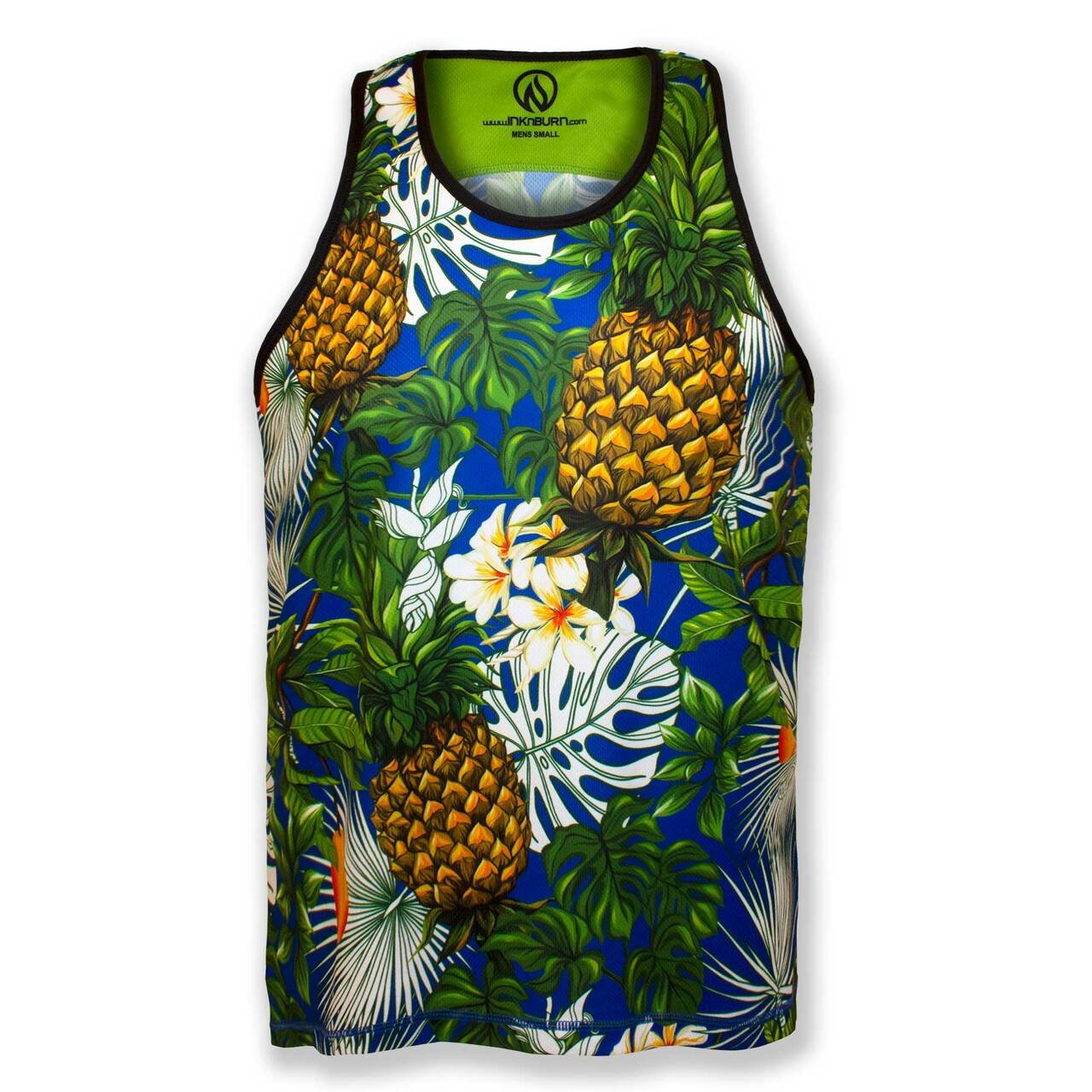 INKnBURN Men's Pineapple Singlet (L, 2XL)