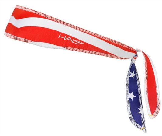 Halo Headband - tie version (USA Flag)