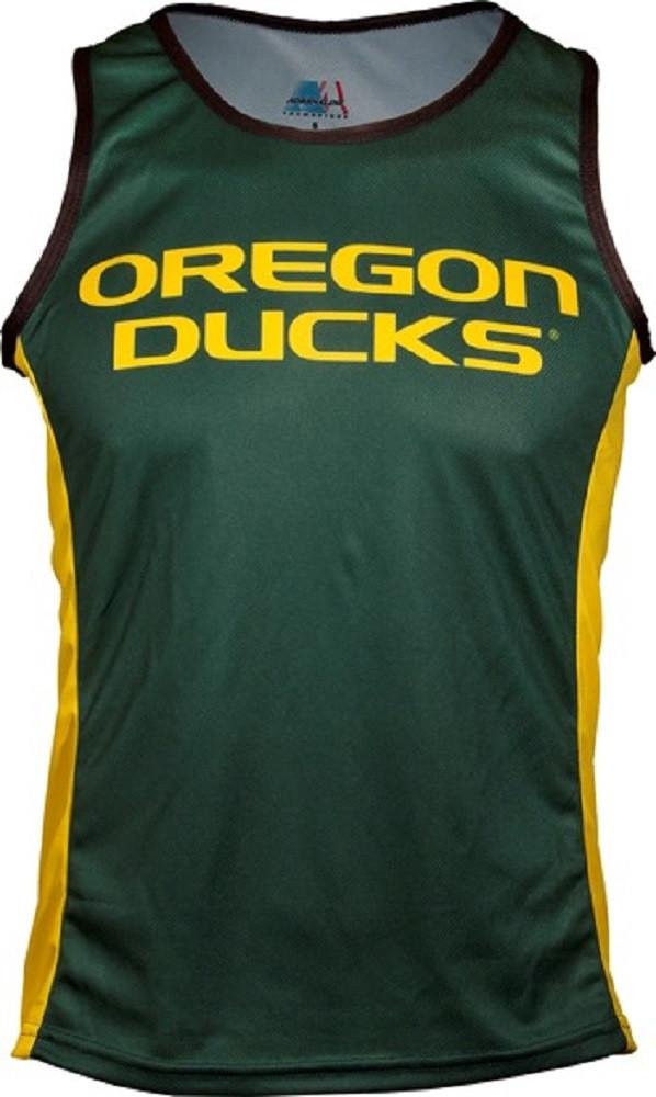 Oregon Ducks Men's RUN/TRI Singlet Green 2XL
