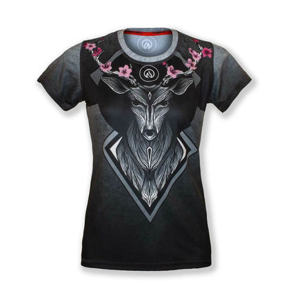 INKnBURN Women's Deer Tech Shirt (XS)