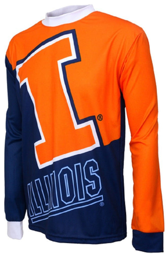 Illinois Fighting Illini MTB Cycling Jersey (Small)