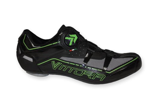 Vittoria V-Spirit-U, Black/Green Fluorescent EU 37