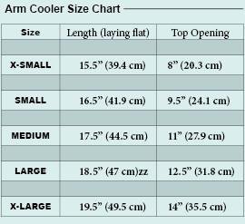 De Soto Arm Coolers, Black (X-Large)
