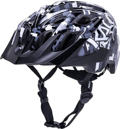 Kali Protectives Chakra Youth Bicycle Helmet; Mountain in-Mould MTB Helmet Equipped with an Integrated Visor; Dial Fit Closure System; with 21 Vents