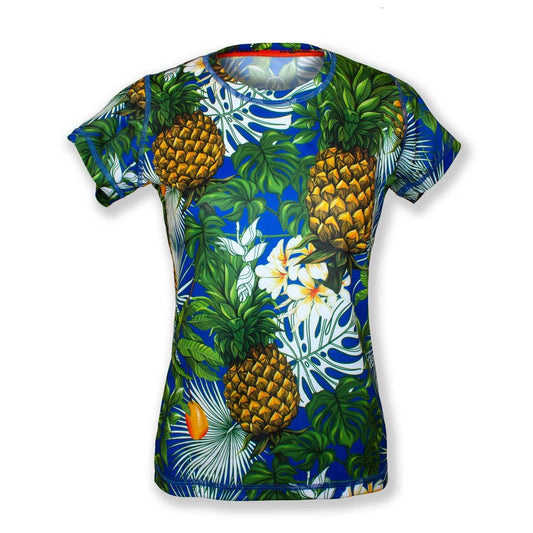 INKnBURN Women's Pineapple Tech Shirt (Medium)