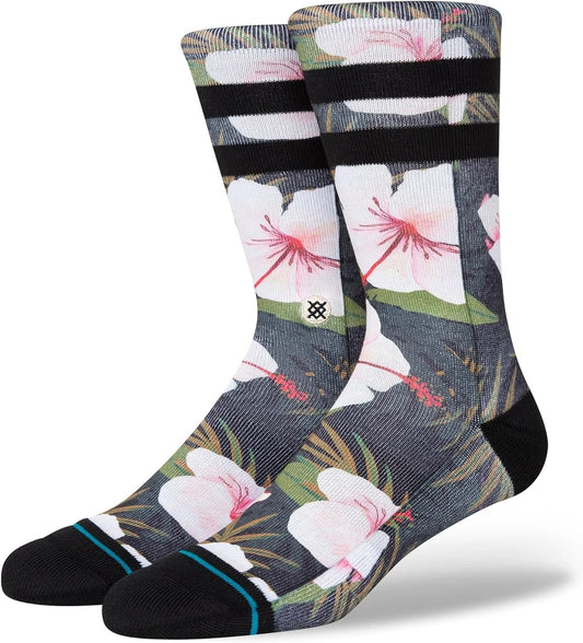 Stance Laulima Crew Socks (Black) Medium