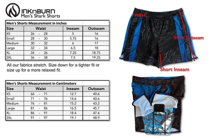 INKnBURN Men's Stealth Running Shorts 2XL