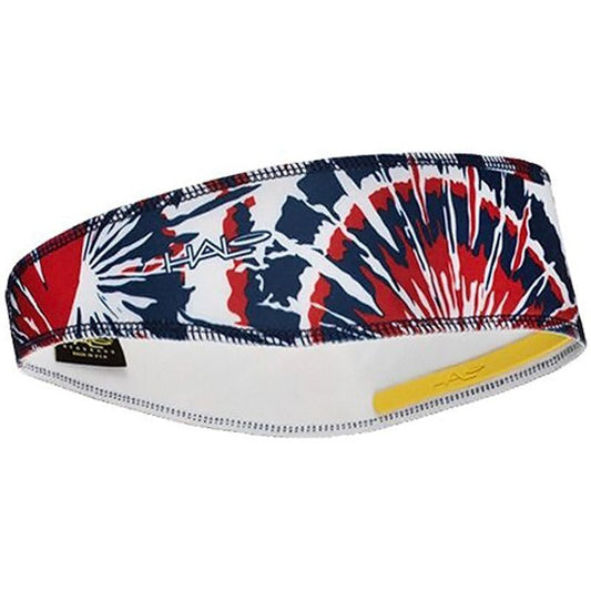 Halo II Headband - pullover style (Red White & Blue Tie Dye)