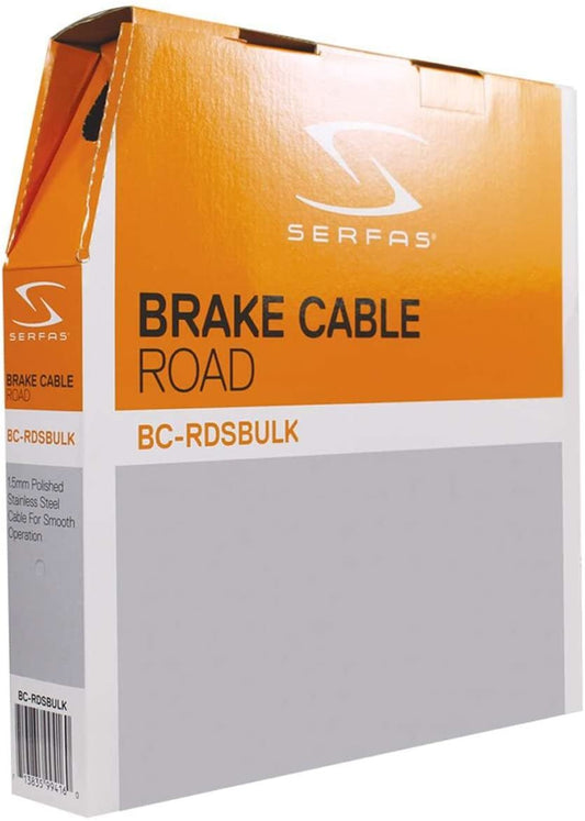 Serfas Road Bicycle Stainless Steel Bicycle Brake Cable - Bulk Box - BC-RDSBULK