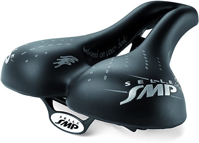 SMP Unisex's E-Bike Saddle, Black, Medium