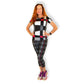 INKnBURN Women's Dynamic Plaid Tech Shirt (2XL)
