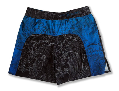 INKnBURN Men's Shark Running Shorts (Small)