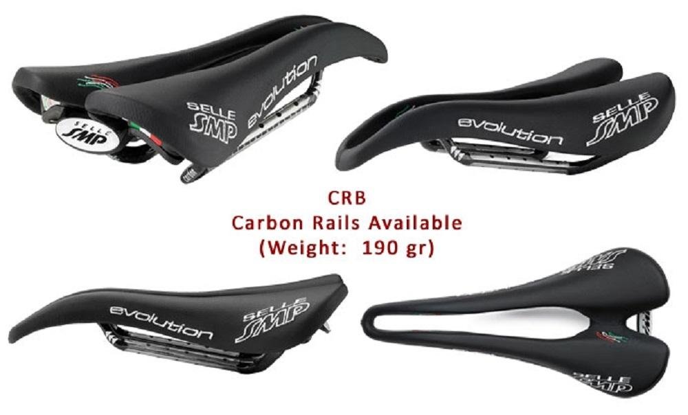 Selle SMP Evolution Pro Saddle with Carbon Rails