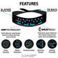 Halo Headband - tie version (Storm)