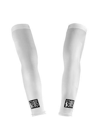 De Soto Sport Skin Cooler Arm Coolers 90 UVB (ACSC) - White (X-Small)