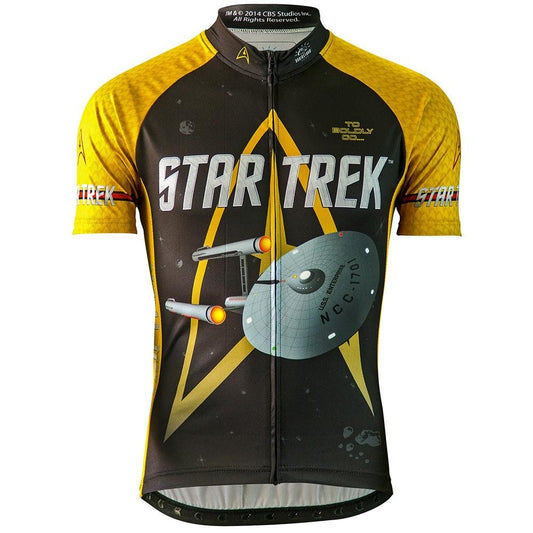 Star Trek Command Gold Men's Cycling Jersey (Small)