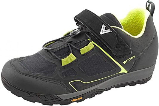 Vittoria XPLR E-Bike / All-Mountain Cycling Shoes - Black/Yellow (37, 39, 40)