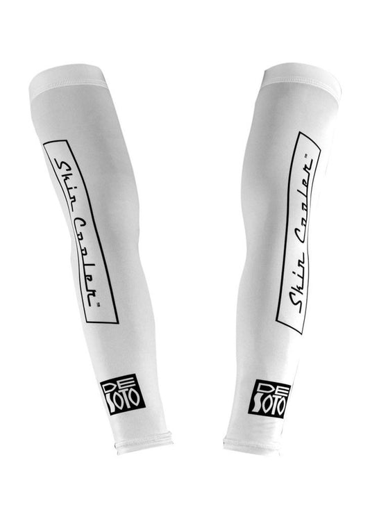 De Soto Sport Skin Cooler Arm Coolers 90 UVB (ACSC) - White (X-Small)