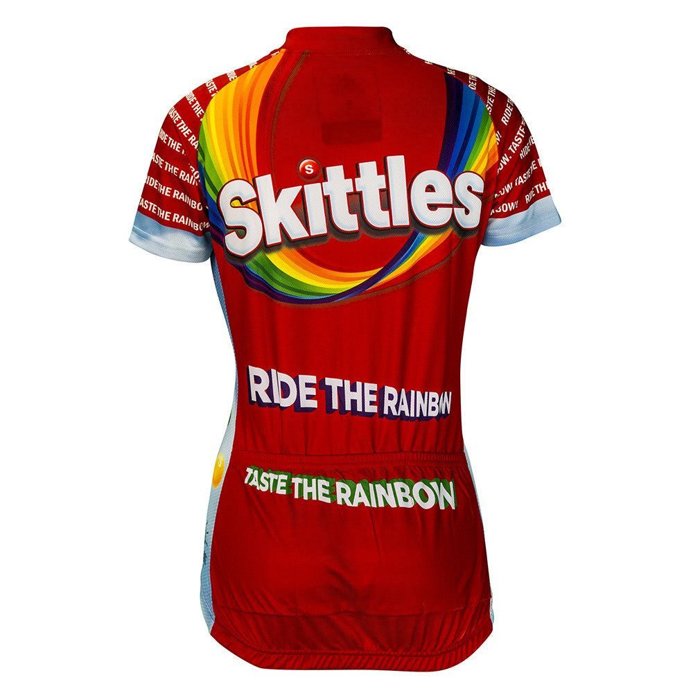 Skittles Ride the Rainbow Women's Cycling Jersey (Small) - 50% OFF!