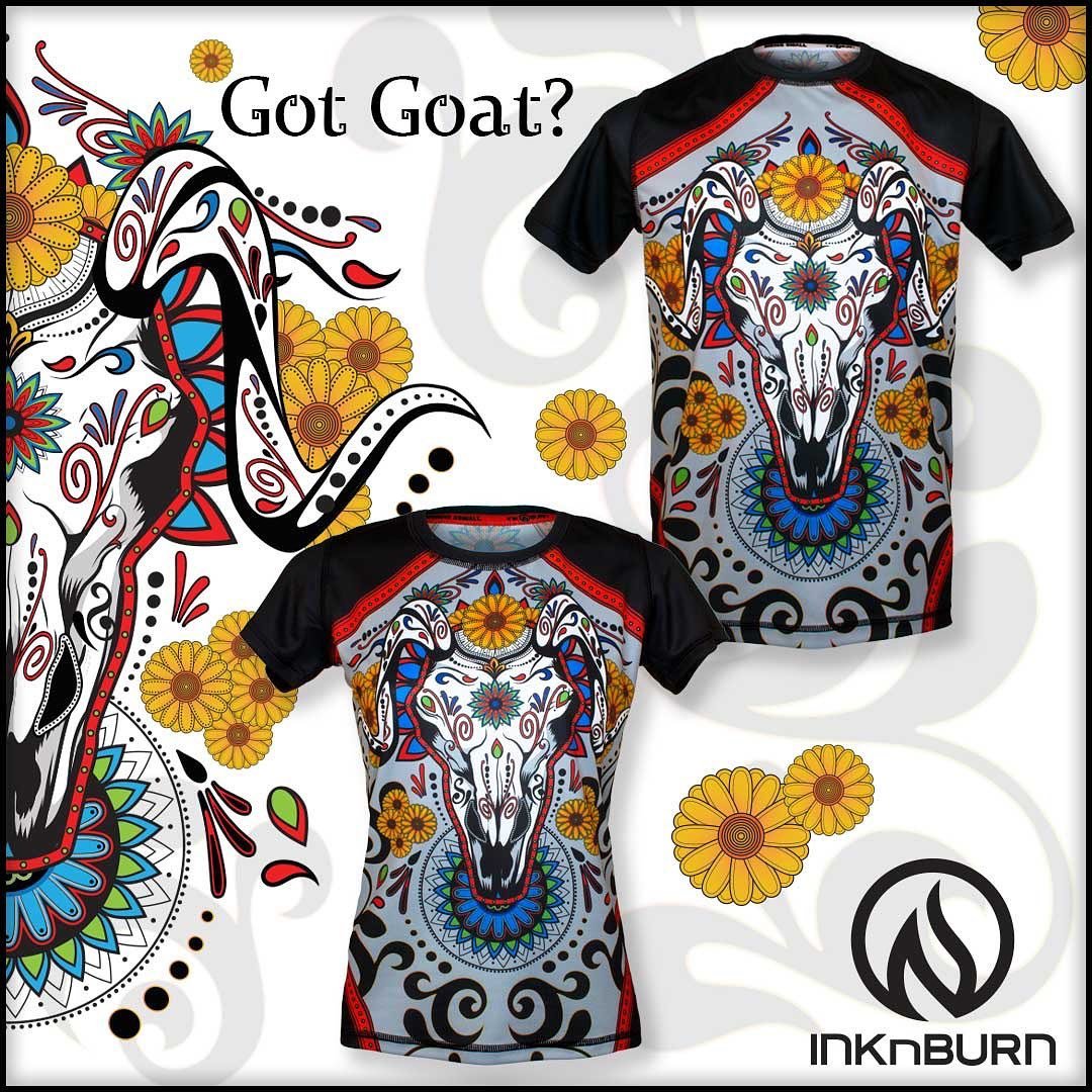 INKnBURN Men's Got Goat? Tech Shirt (S, L)