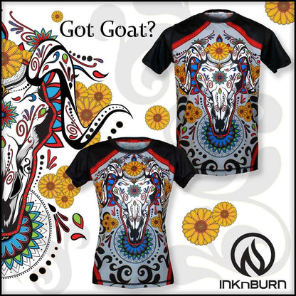 INKnBURN Men's Got Goat? Tech Shirt (Small)