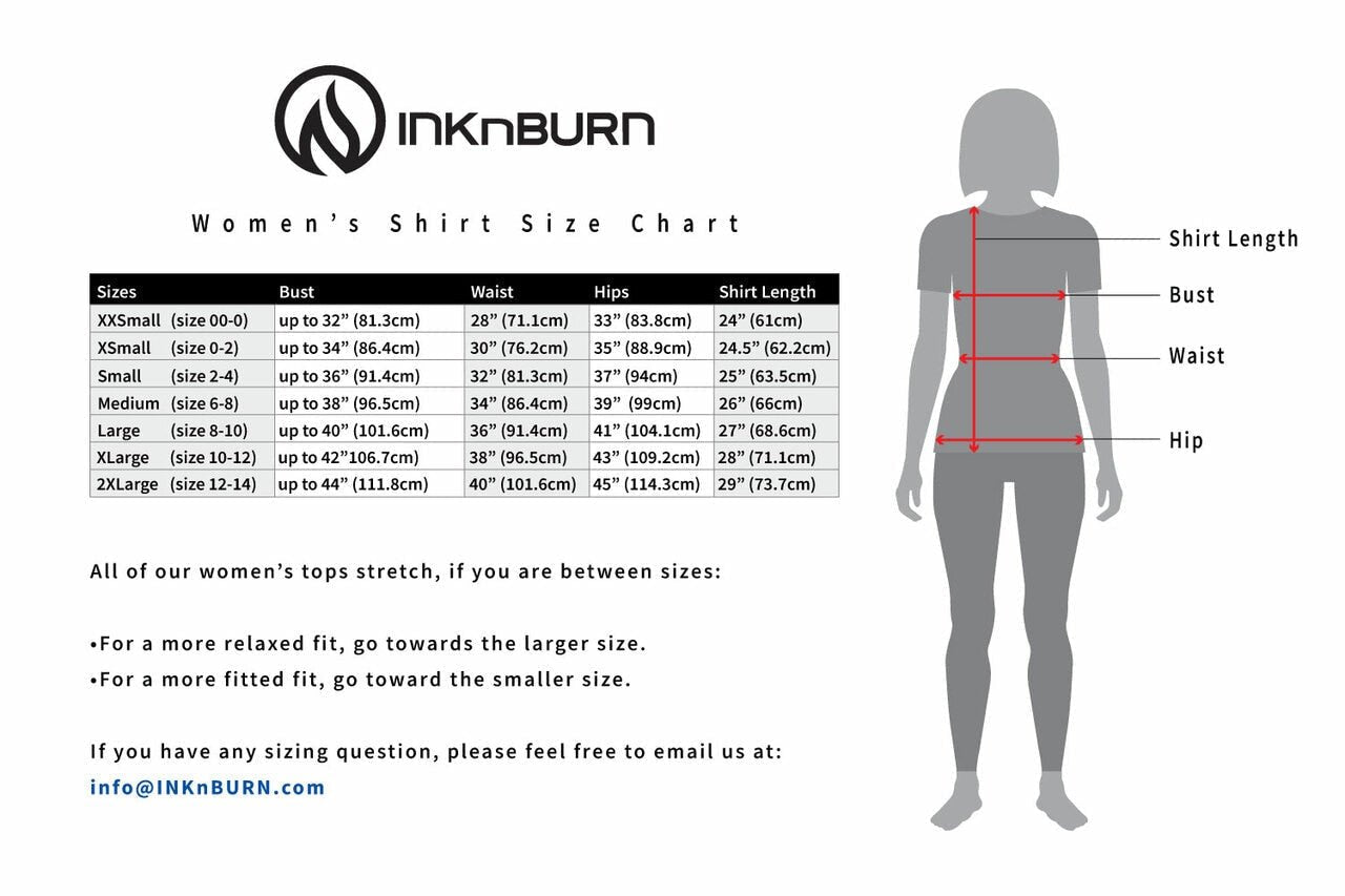 INKnBURN Women's Koi Tech Shirt (XS)