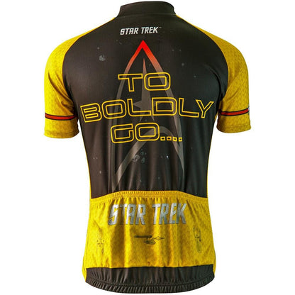 Star Trek Command Gold Men's Cycling Jersey (Small)