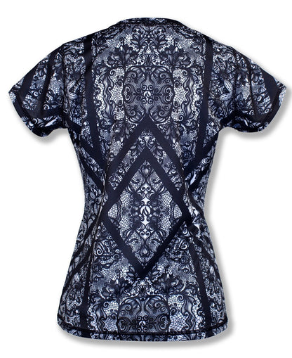 INKnBURN Women's Gatsby Short Sleeve Tech Shirt (S)