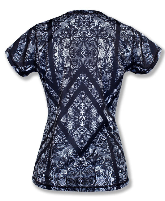 INKnBURN Women's Gatsby Short Sleeve Tech Shirt (S)