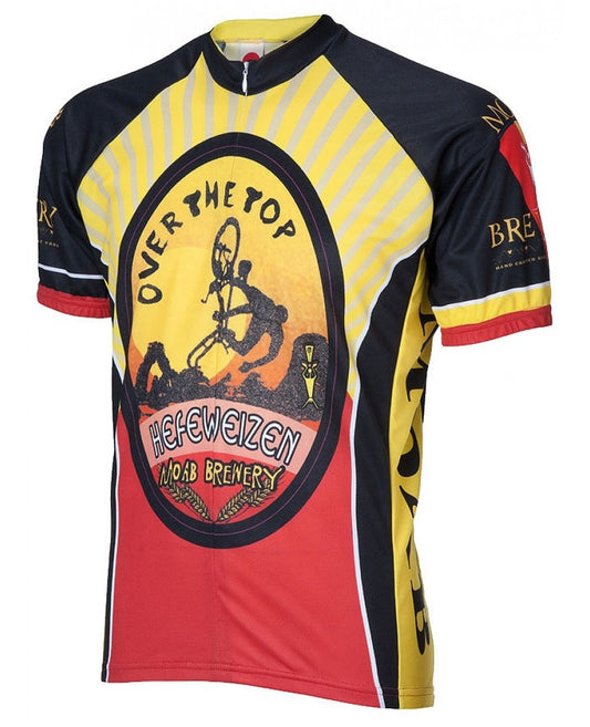 Moab Brewery Over the Top HEFEWEIZEN Cycling Jersey (S, M, L, XL, 2XL, 3XL)