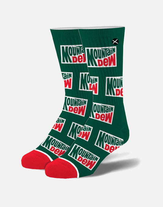 Men's Odd Sox Mountain Dew Crew Socks