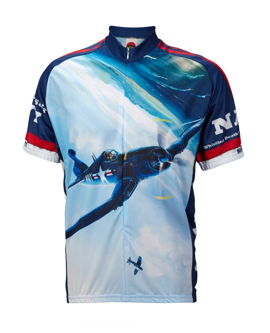 Navy Corsair Men's Cycling Jersey (S, M, L, XL, 2XL, 3XL)