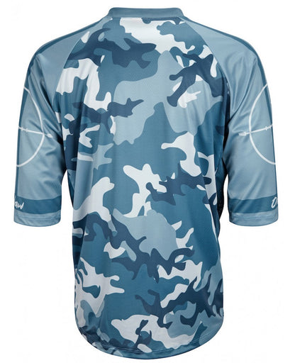 Outlaw Camo Blue Men's MTB Jersey (S, M, L, XL, 2XL, 3XL)