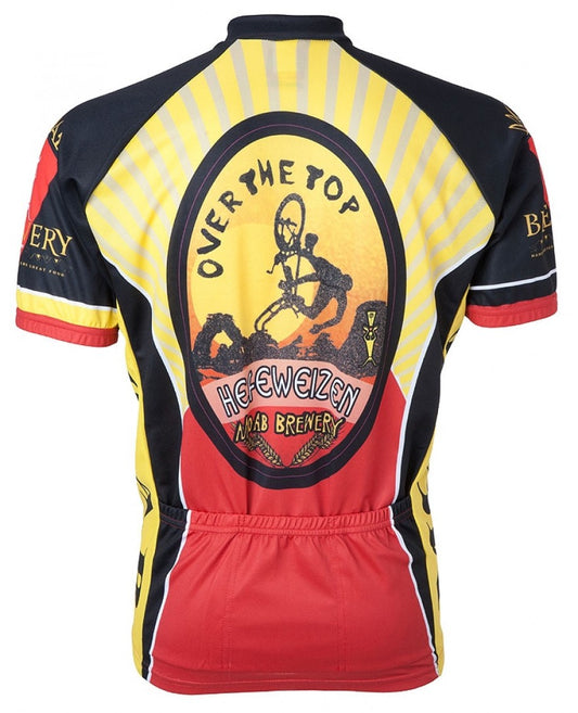 Moab Brewery Over the Top HEFEWEIZEN Cycling Jersey (S, M, L, XL, 2XL, 3XL)