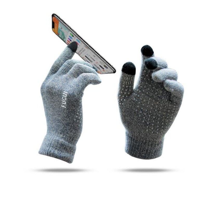 Running Gloves Warm Touch Screen Handy Full Finger Gloves