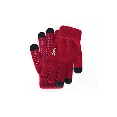 Running Gloves Warm Touch Screen Handy Full Finger Gloves