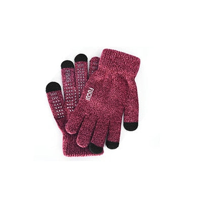 Running Gloves Warm Touch Screen Handy Full Finger Gloves